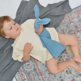 Bunny Cotton Towel Sky Blue