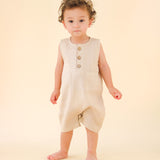 James Linen Beige Jumpsuit
