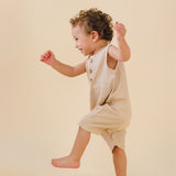 James Linen Beige Jumpsuit