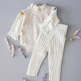 Ivory Knitted Leggings