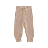Heavy Knit Beige Trousers