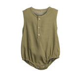 Alberte Earthy Olive Romper