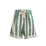 Green Striped Short