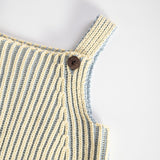 Maturo Soft Blue Knitted Romper