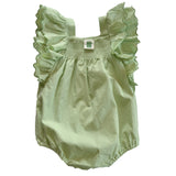 Ari Green Smocked Romper