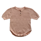 Bego Bubble Pink Knitted Romper