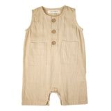 James Linen Beige Jumpsuit