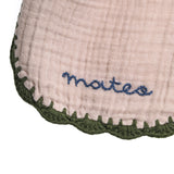 Light Blue-Green Crochet Bib Bundle