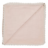 Beige Crochet  Blanket