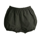 Dark Green Linen Blouse & Bloomer Set