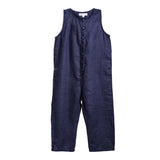 Oliver Linen Dark Blue Jumpsuit