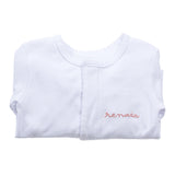 Personalized White Cotton Onesie
