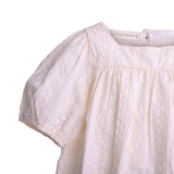 Lia Natural  Embroidered romper