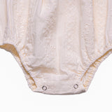 Lia Natural  Embroidered romper