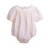 Lia Natural  Embroidered romper