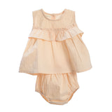 Pale Pink Blouse & Bloomer Set