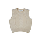 Beige Knit Vest