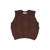 Brown Knit Vest