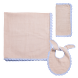 Welcome Baby Bundle – Crochet Set in Light Blue