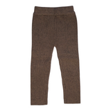 Brown Knitted Leggings