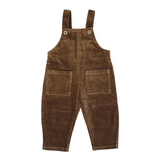 Suede Brown Overalls