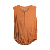Alberte Warm Orange Romper