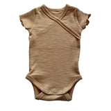 Ribbed Brown Bodysuit