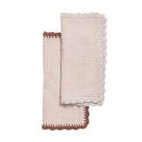 Brown-Beige Crochet Burp Cloth Bundle