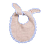 Light Blue Crochet Bib