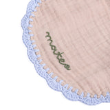 Light Blue Crochet Bib