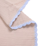 Light Blue Crochet  Blanket