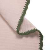 Green Crochet  Blanket