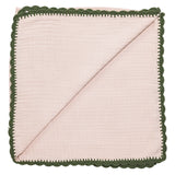 Green Crochet  Blanket