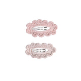 Pink Crochet Hair Clip