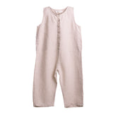 Oliver Linen Beige Jumpsuit